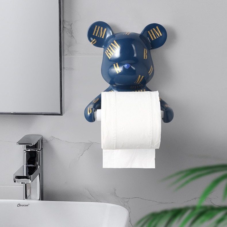 BHM Bear Toilet Roll Holder