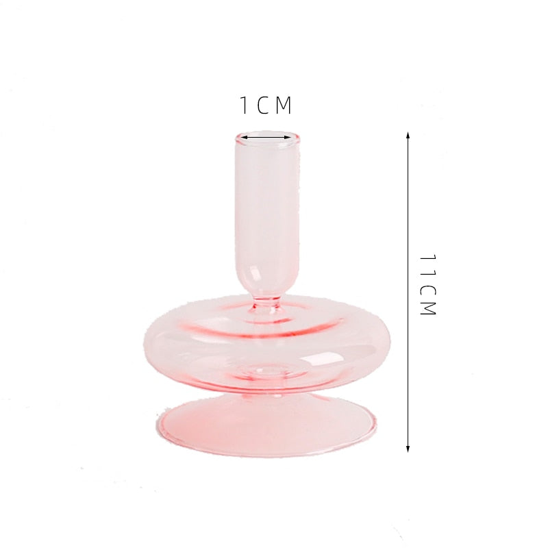 Miravique Glass Candle Holders