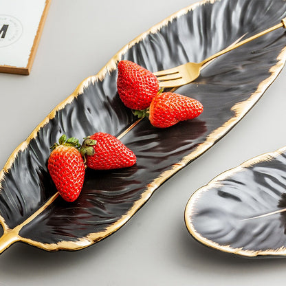 Miravique Ceramic Feather Tray