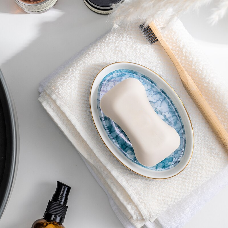 Julia Ceramic Porcelain Soap Dish