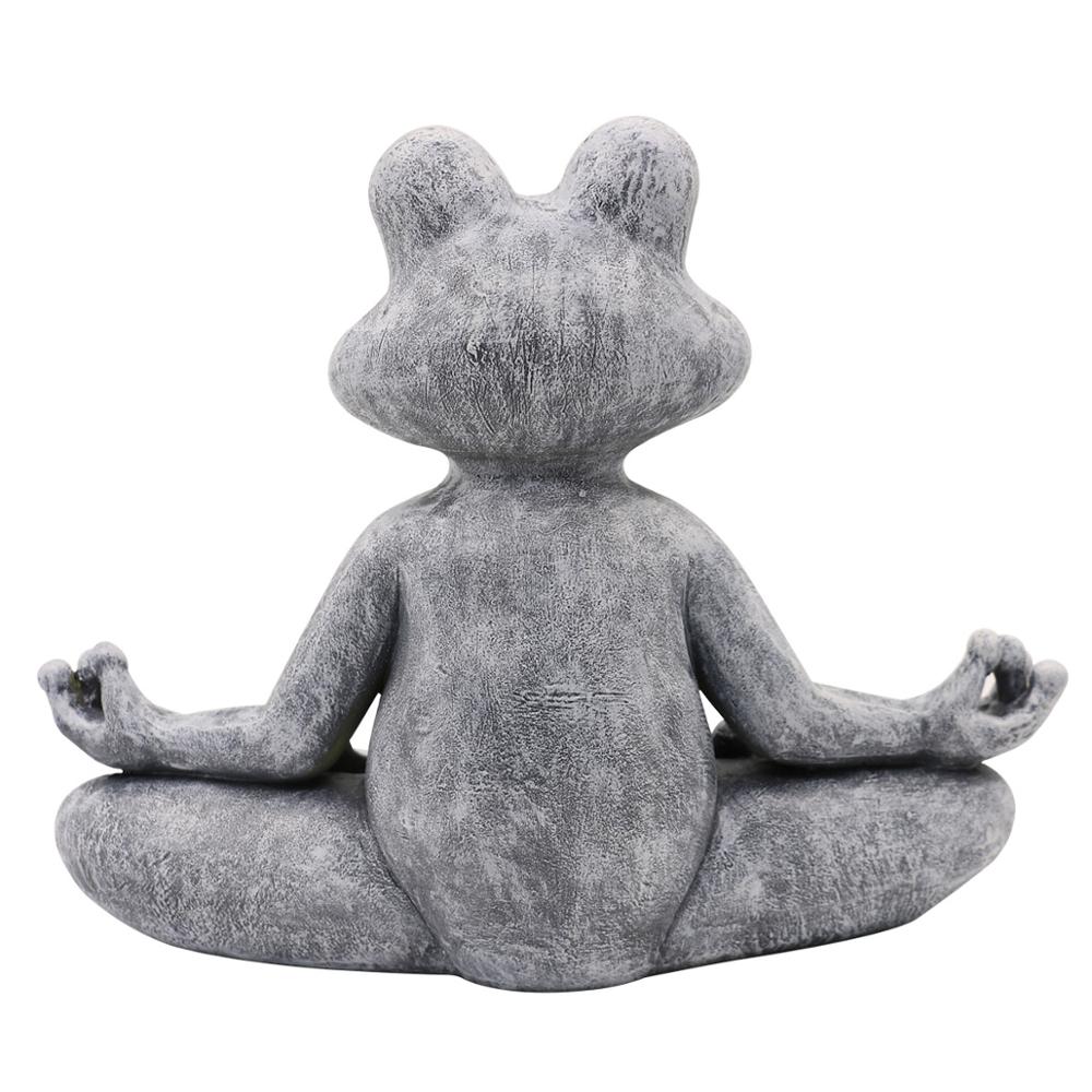 Zen Frog Yoga Statue