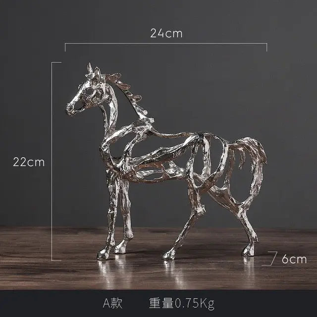 Hollow Horse Sculpture