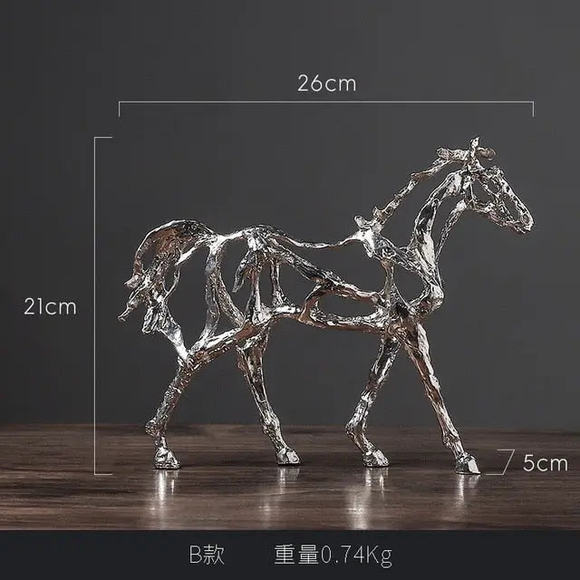 Hollow Horse Sculpture