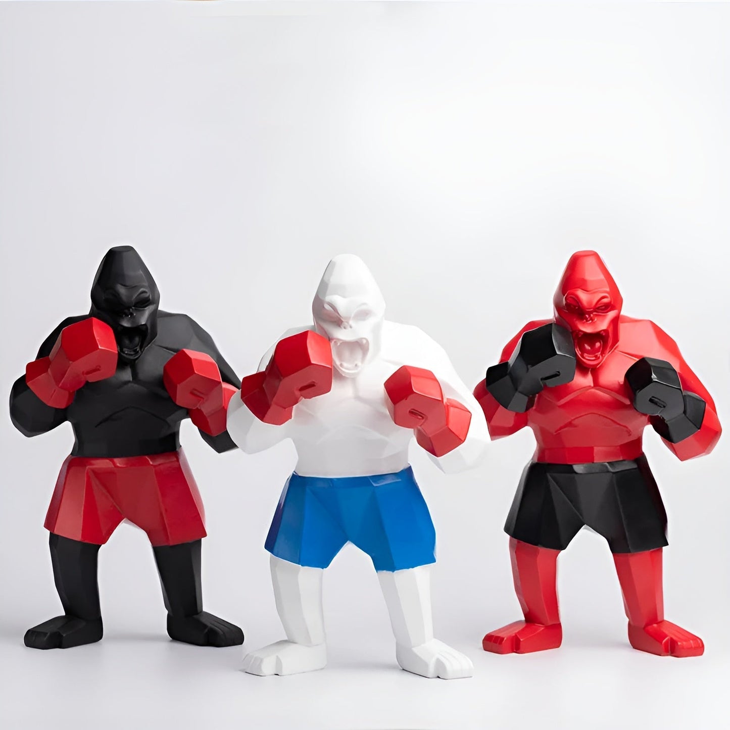 ApePunch Statue - Boxing Ghost Gorilla Resin Decoration