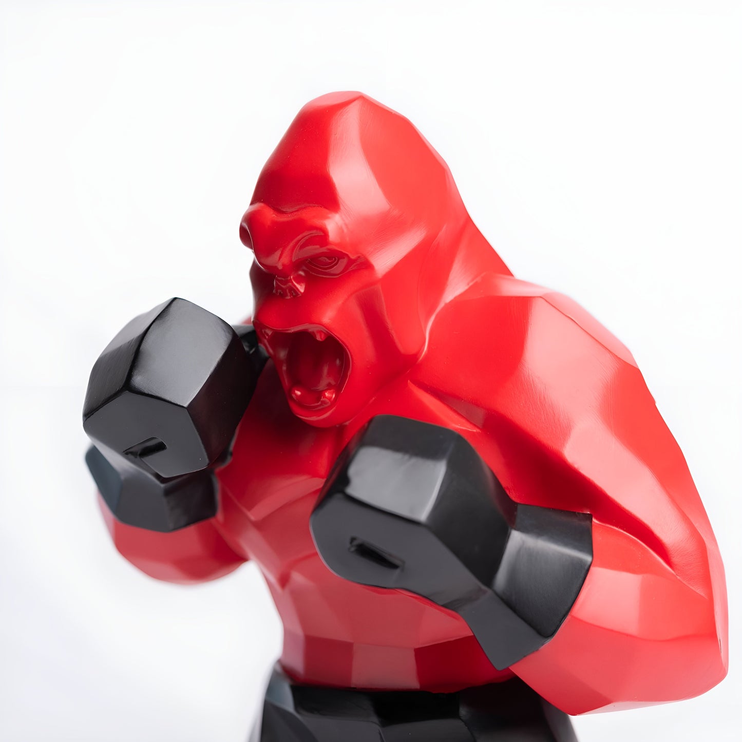 ApePunch Statue - Boxing Ghost Gorilla Resin Decoration