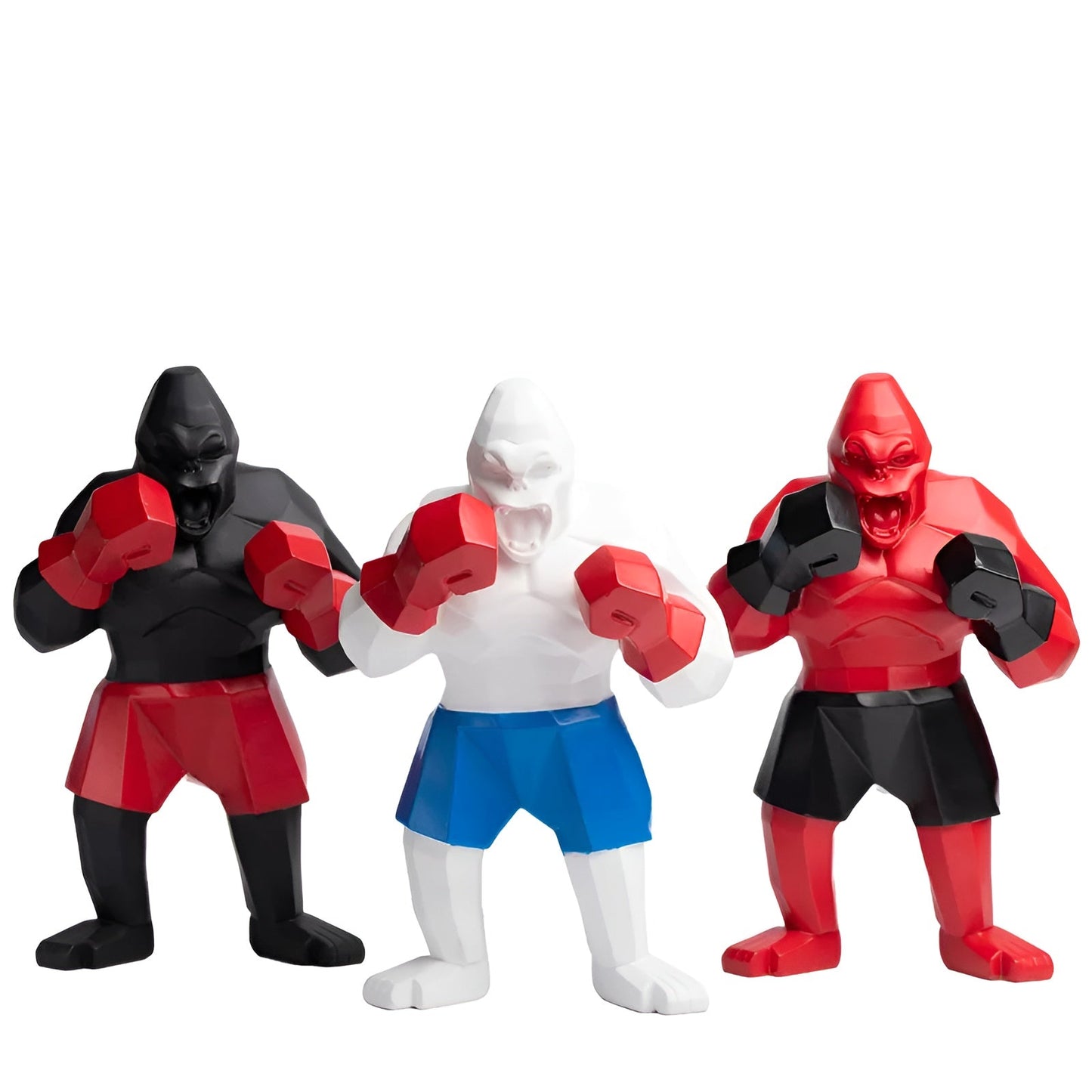 ApePunch Statue - Boxing Ghost Gorilla Resin Decoration