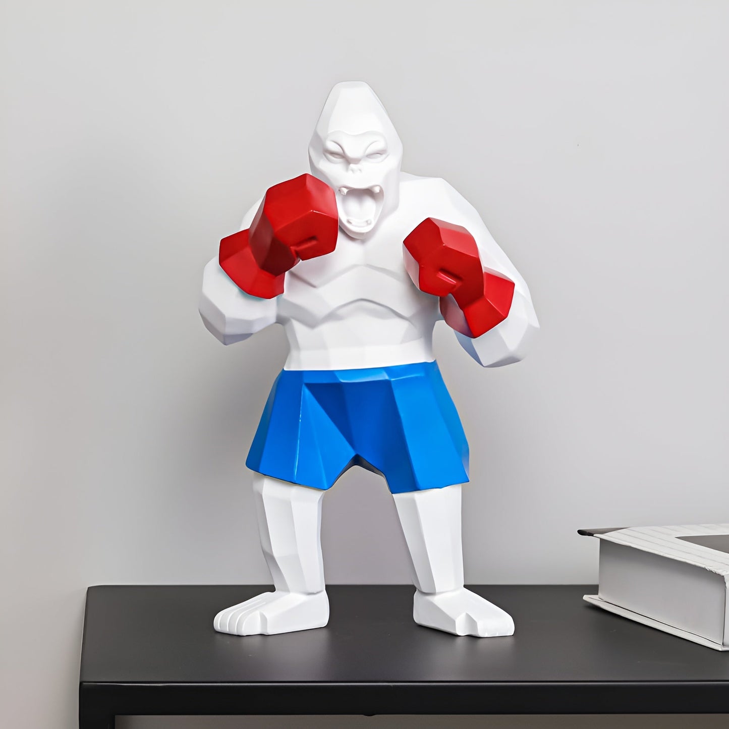 ApePunch Statue - Boxing Ghost Gorilla Resin Decoration