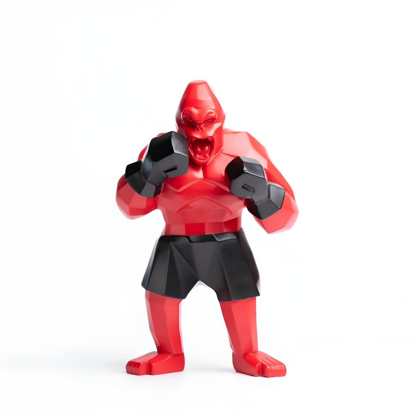 ApePunch Statue - Boxing Ghost Gorilla Resin Decoration