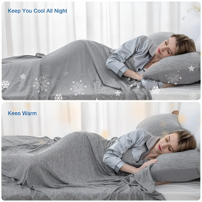 Chilly Cooling Blanket - Cooling Cotton Blanket - Cooling Summer Blanket