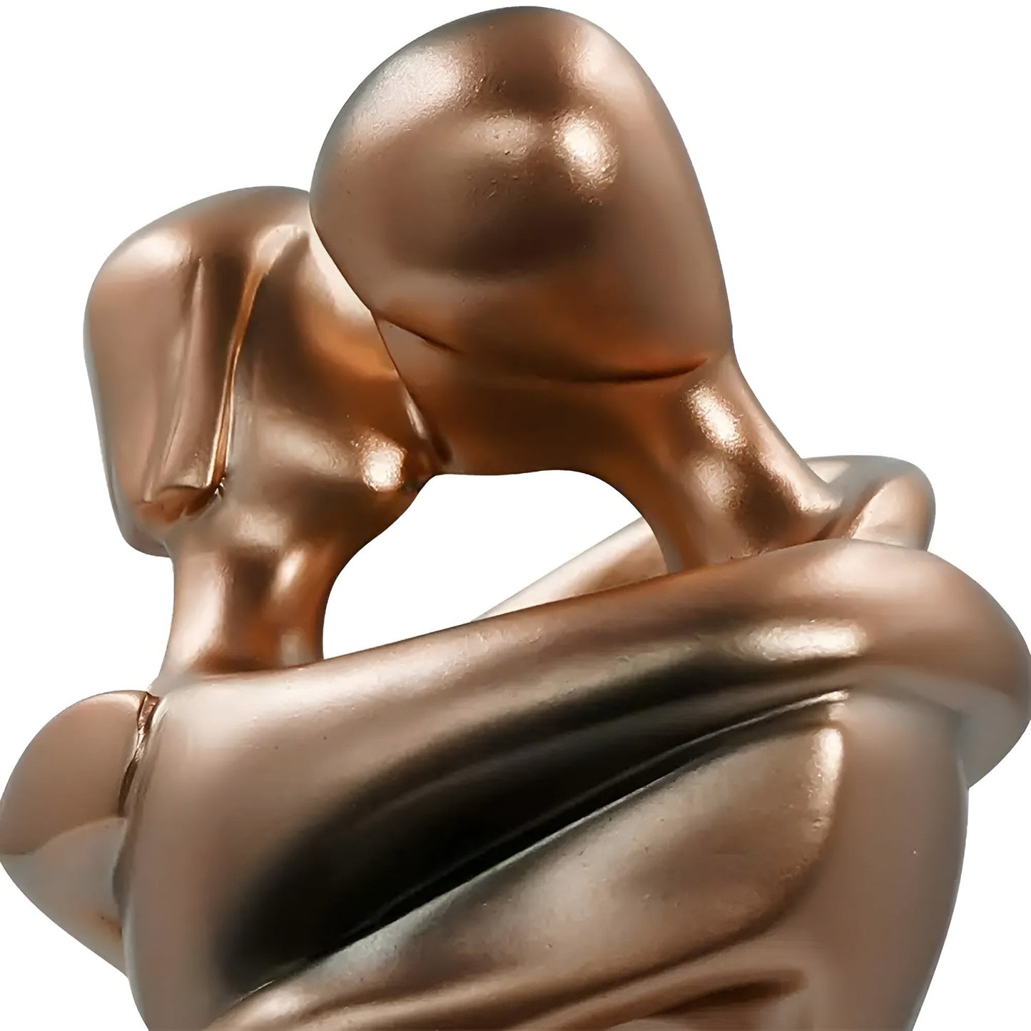 Lovers'Bond Statue - Artistic sculpture of a kissing couple