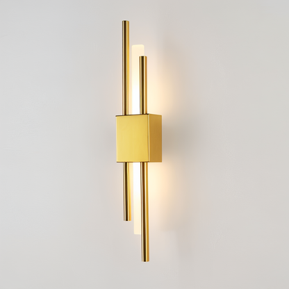 NobleGlow Gold Black Wall Light - Luxury Linear Design, Adjustable Warm/Neutral/Cool Lighting