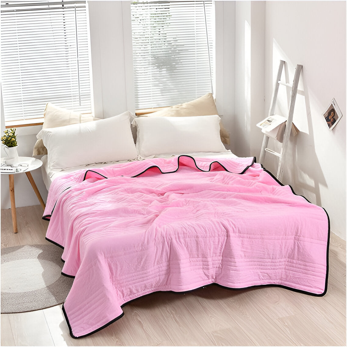 RefreshLux Cooling Blanket - Breathable Summer Blanket - Cooling Blanket for Summer