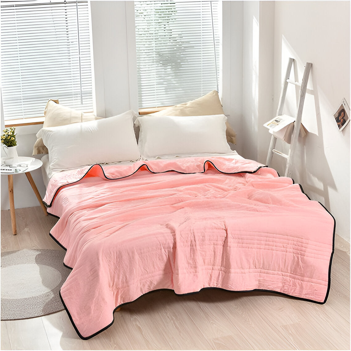 RefreshLux Cooling Blanket - Breathable Summer Blanket - Cooling Blanket for Summer