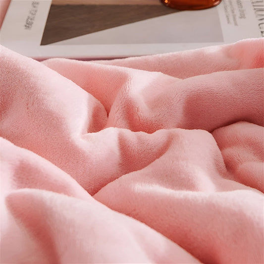 ThickPlush Comforter - High-Quality Soft Three-Layer Quilted Fleece Comforter