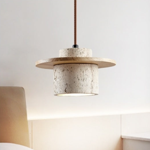 Travertine Pendant Light