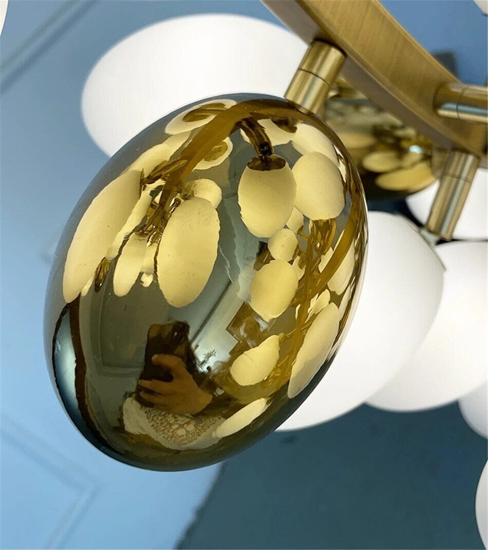 Golden Grape Vine Chandelier