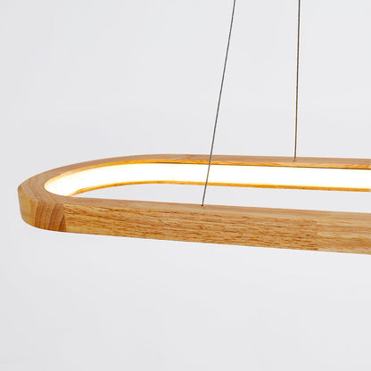 OzawaStyle - Modern hanging lamp made of metal and wood