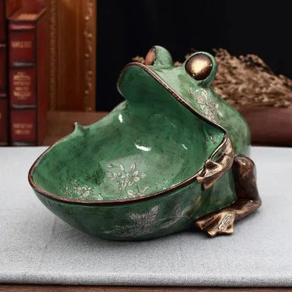 Laughing Frog Sculpture