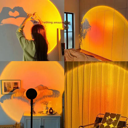 Golden - Led sunset lamp