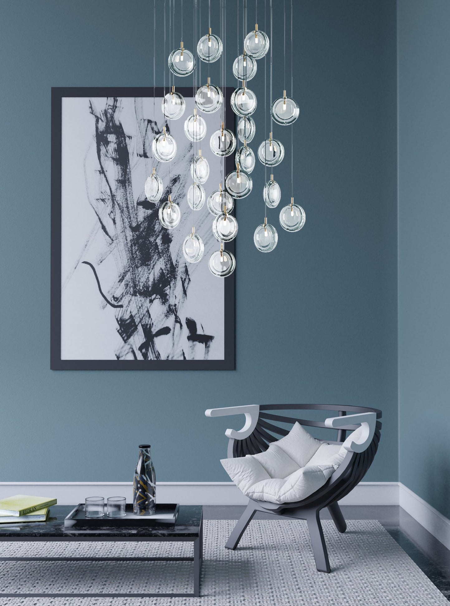 Miravique Glass Art  Pendant Lamp