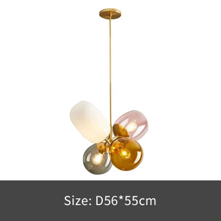 LuminescentLuster - Pendant Light with Glass Ball