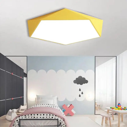 LuminaPolygon - Pentagonal ceiling light Macaron