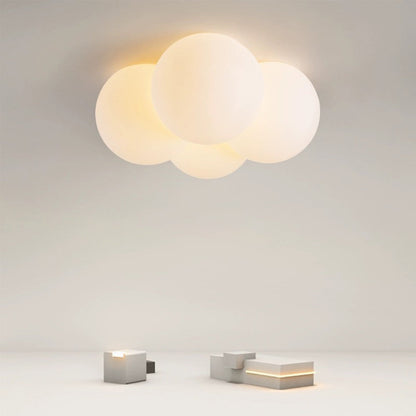 White Cloud Bubbles Ceiling Light - Modern LED Fixture for Living Room, Bedroom, Hallway