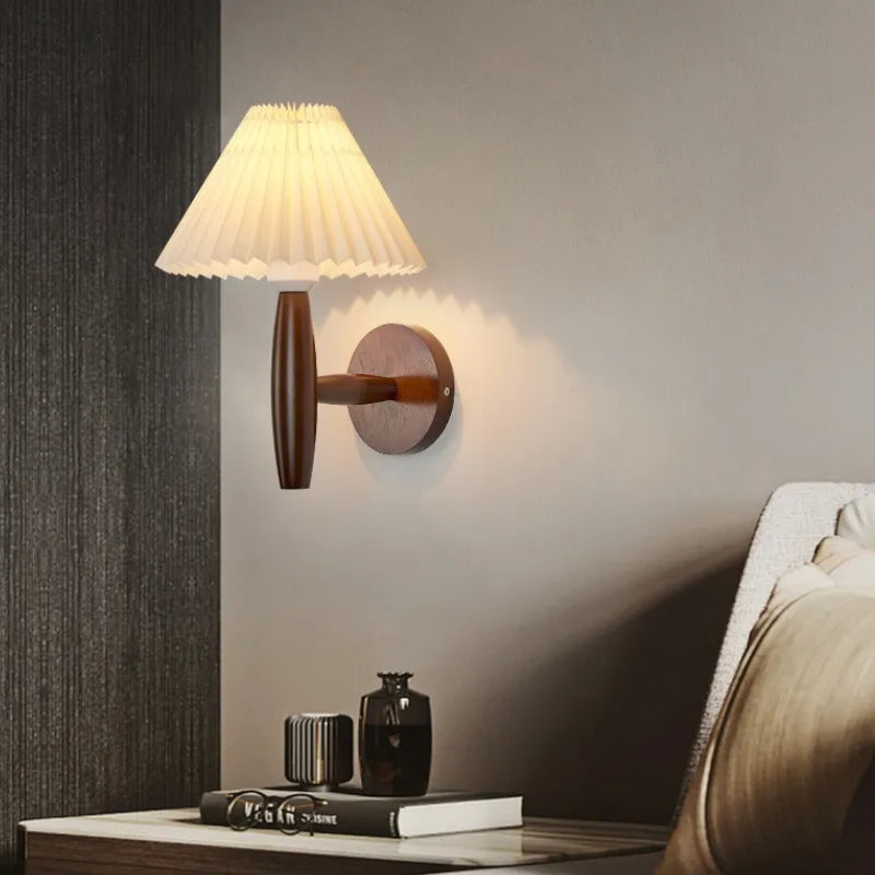 WoodLuxe - Modern wooden wall light lamp