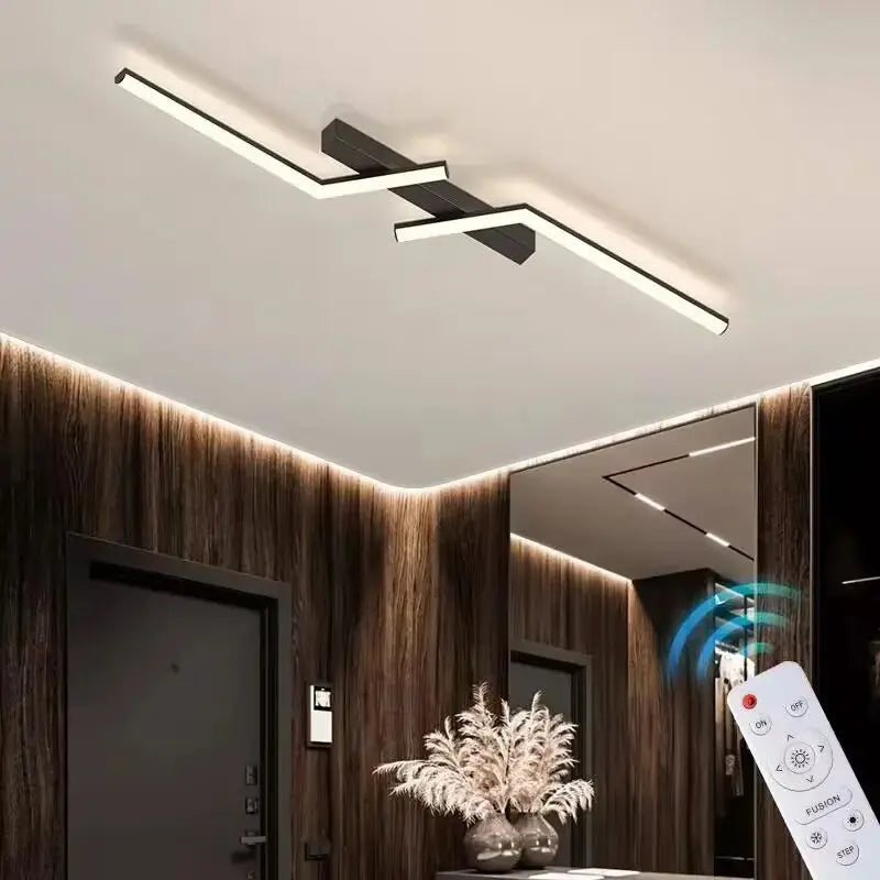 SleekGlow - Ceiling light with LED line lamp