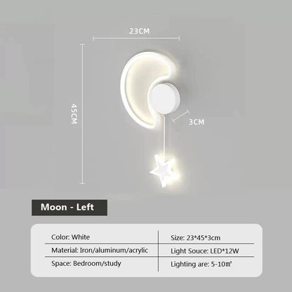 Dreamscape - Cloud Star Moon wall light lamp