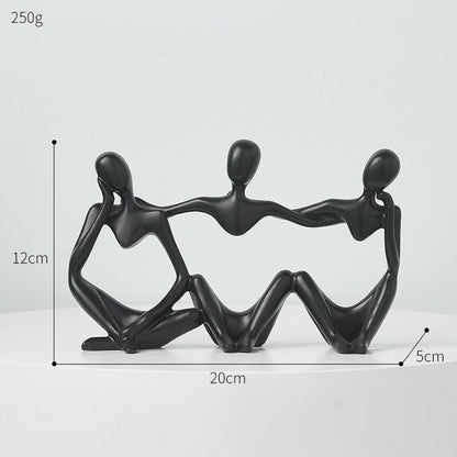 Abstract Figurine Decor