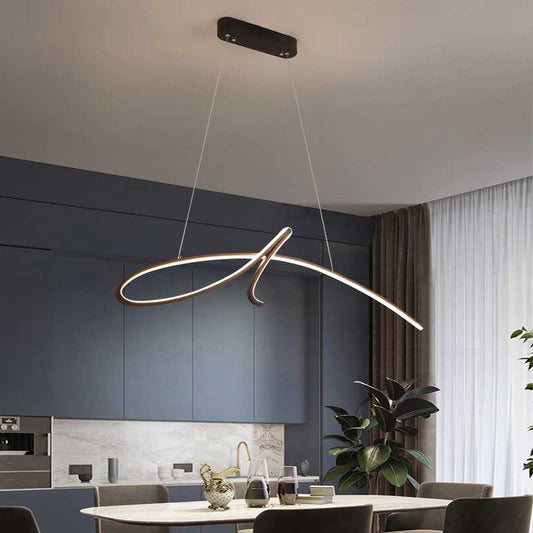 Modern Strip Pendant Light