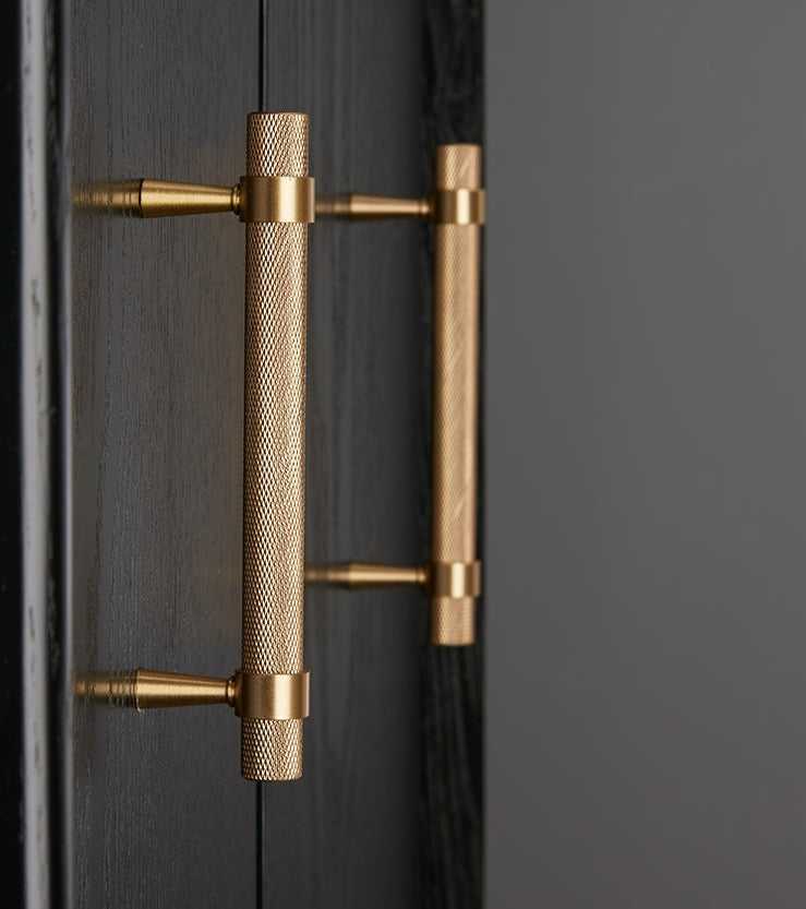 Miravique Textured Brass Cabinet and Drawer Handles