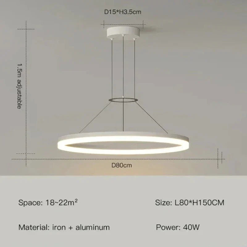 ChicRadiance - Slim hanging lamp