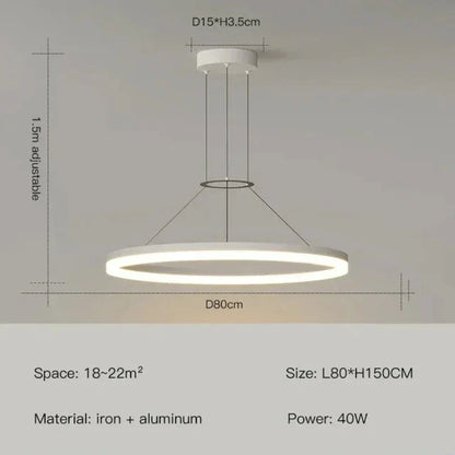 ChicRadiance - Slim hanging lamp