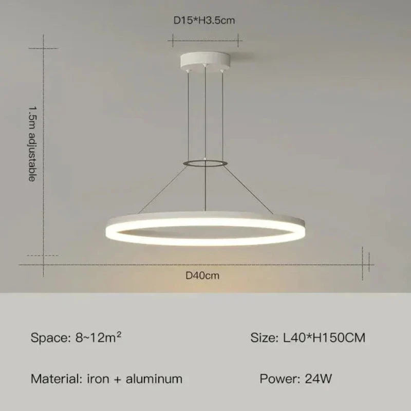 ChicRadiance - Slim hanging lamp