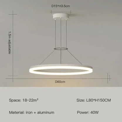 ChicRadiance - Slim hanging lamp