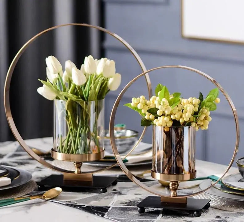 Moon Brass Vase/Candleholder