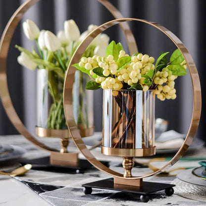 Moon Brass Vase/Candleholder