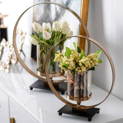 Moon Brass Vase/Candleholder