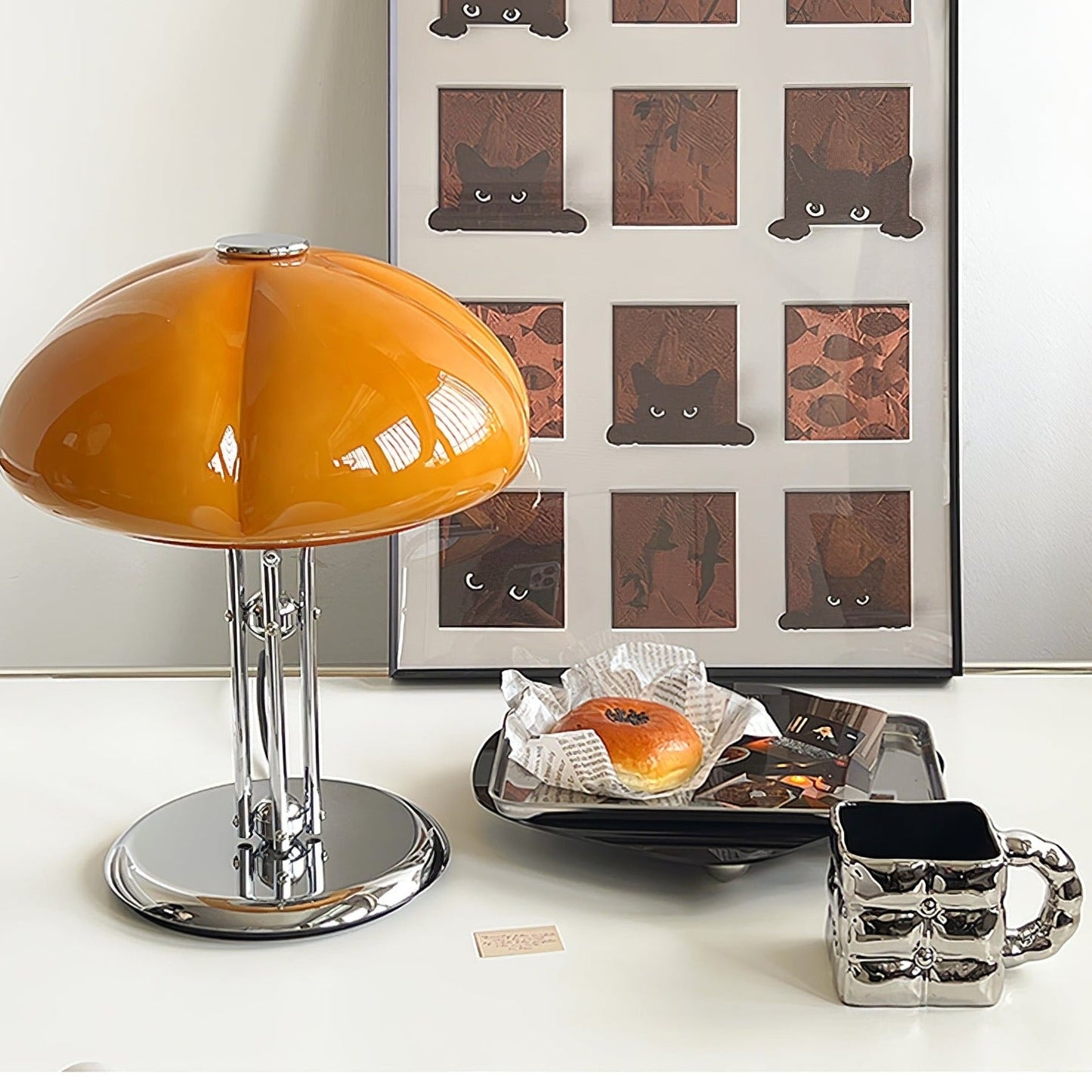 Mushroom Bauhaus Table Lamp