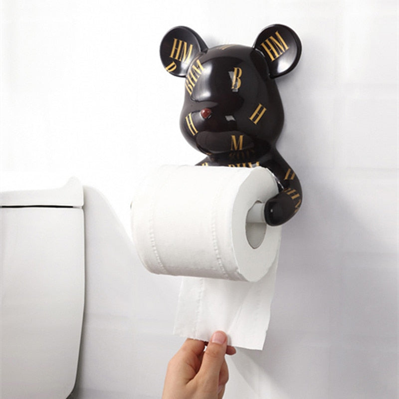 BHM Bear Toilet Roll Holder