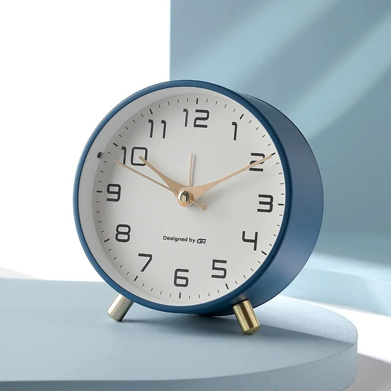 Modern Scandinavian Silent Table Clock