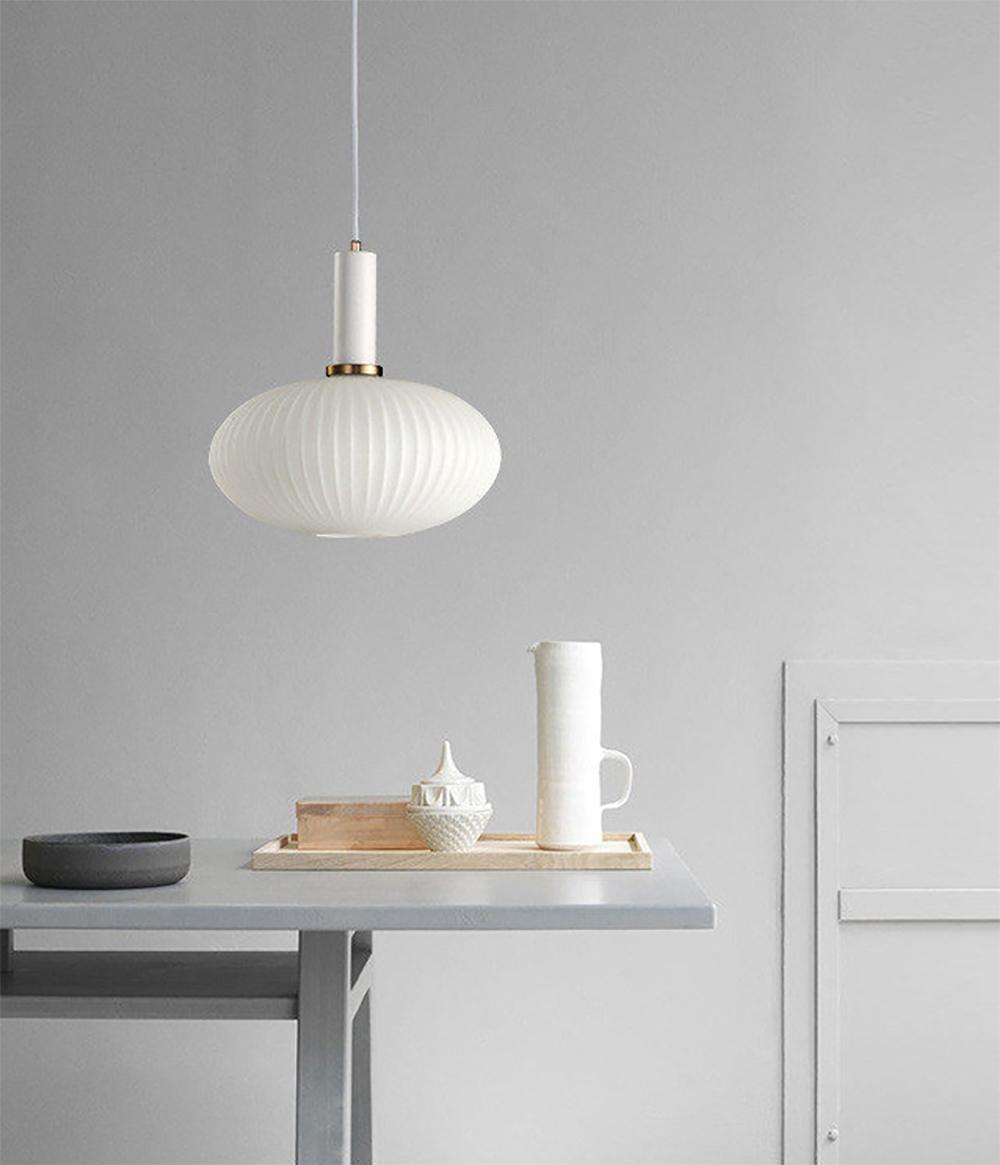 Nordic Fluted Glass Pendant Lights