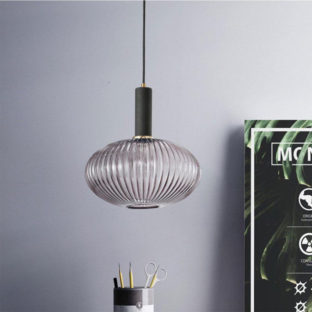 Nordic Fluted Glass Pendant Lights