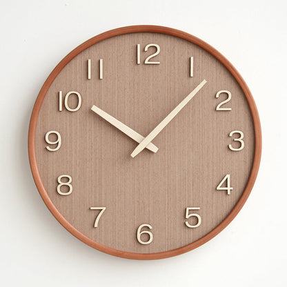 GlowWood - Stylish wooden wall clock for your home