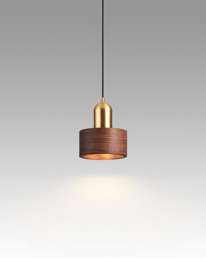 Cylinder Pendant Light Fixture Hanging Lamp Japanese Style