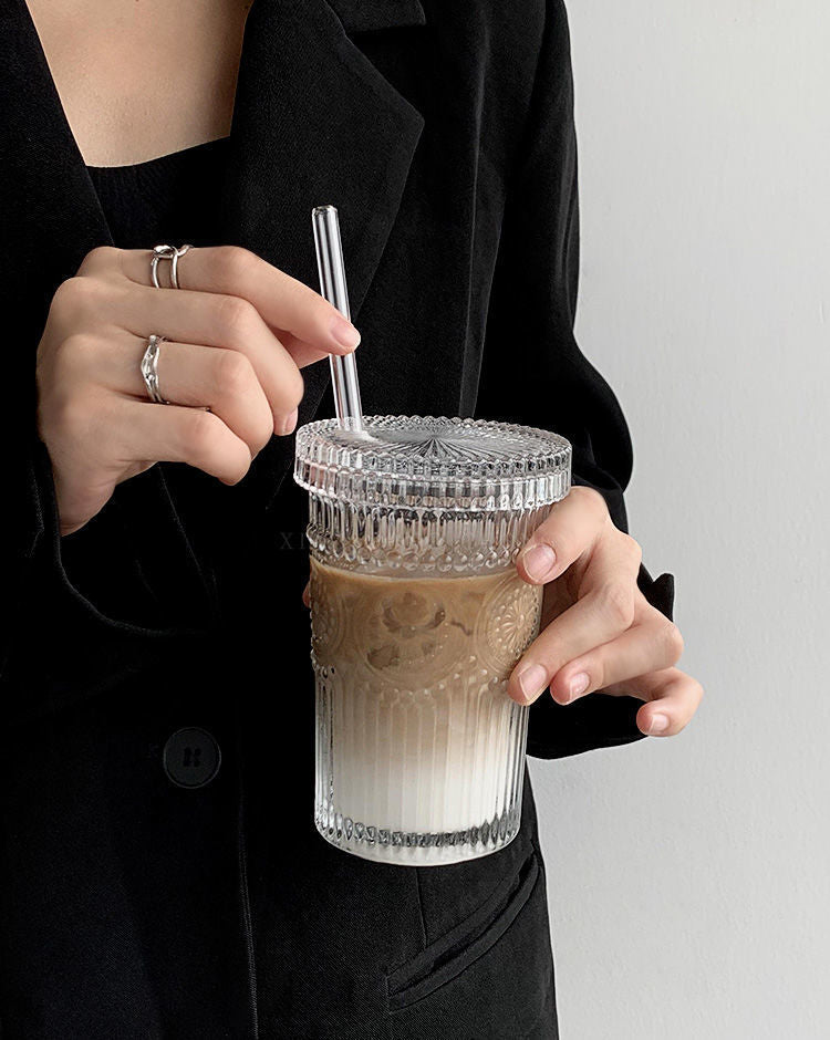 Ripple Portable Glass Cup & Straw Set