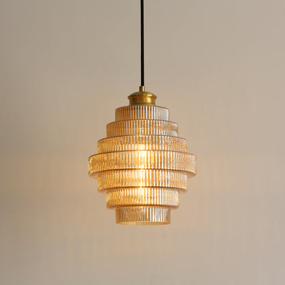 BrassBottle - Glass and Brass Lamp