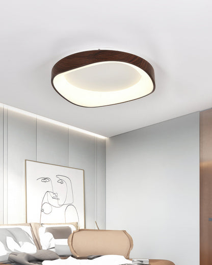 Nordic Artistic Wood Grain Ceiling Light lamp